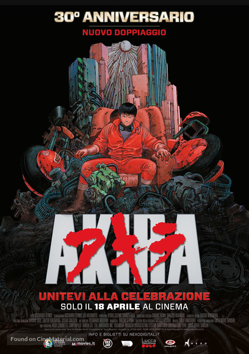 Akira - Italian Re-release movie poster