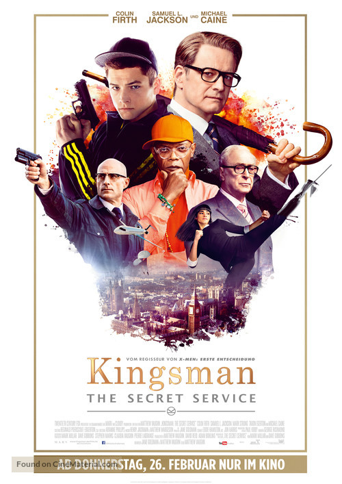 Kingsman: The Secret Service - German Movie Poster