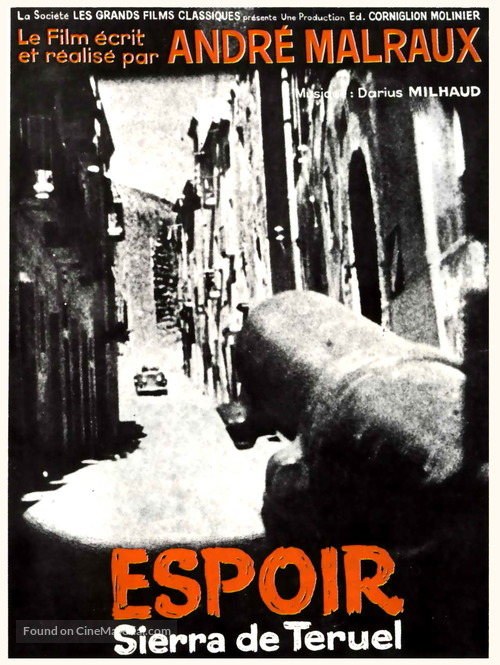 Espoir, L&#039; - French Movie Poster