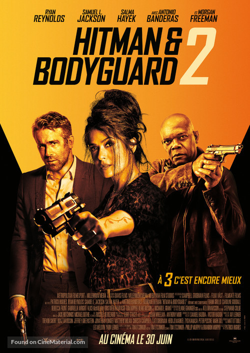 The Hitman&#039;s Wife&#039;s Bodyguard - French Movie Poster