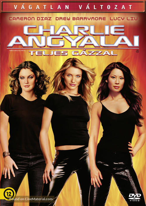 Charlie&#039;s Angels: Full Throttle - Hungarian DVD movie cover