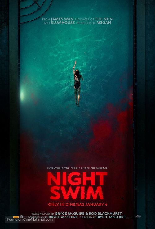 Night Swim - Australian Movie Poster
