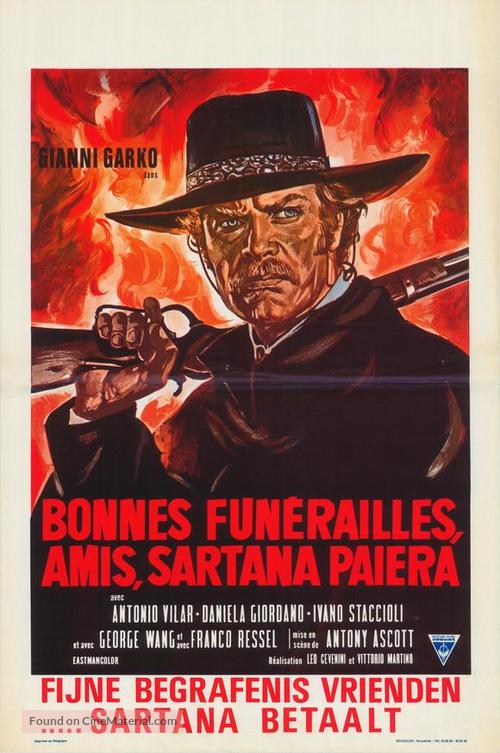 Buon funerale, amigos!... paga Sartana - Belgian Movie Poster
