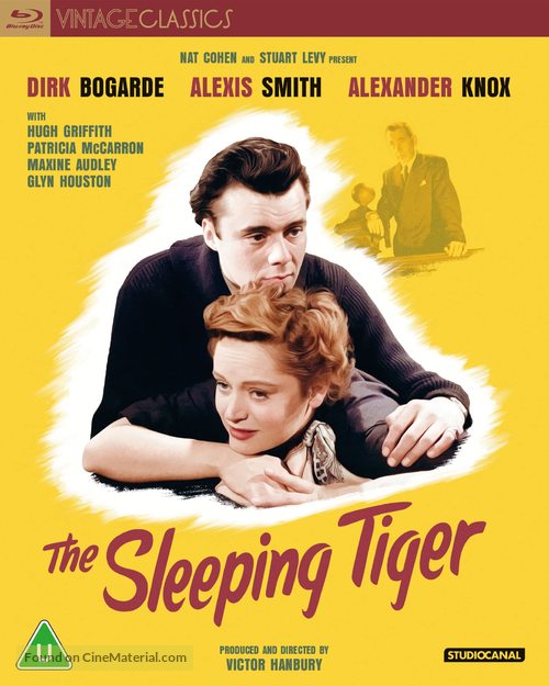 The Sleeping Tiger - British Blu-Ray movie cover