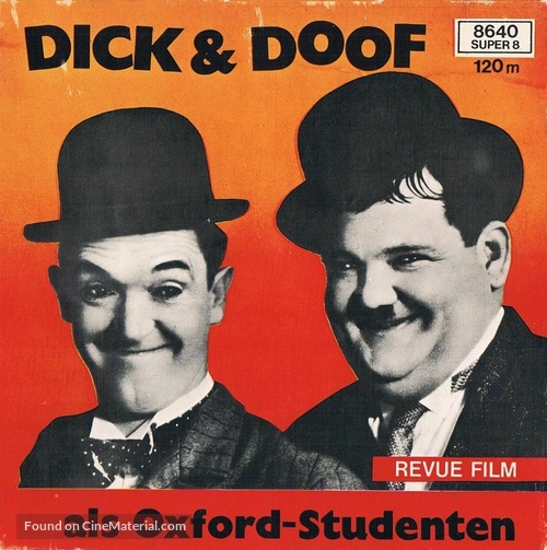 A Chump at Oxford - German Movie Cover