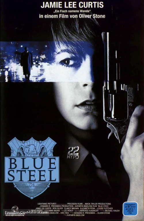 Blue Steel - German VHS movie cover