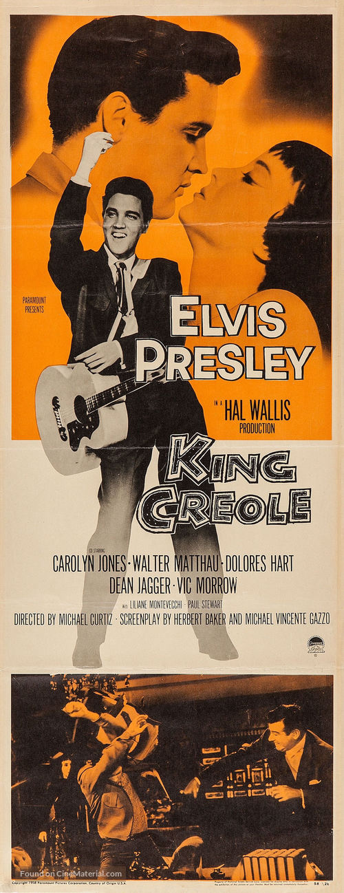King Creole - Movie Poster