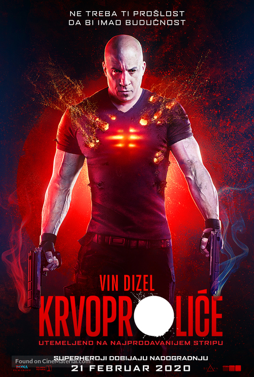 Bloodshot - Serbian Movie Poster