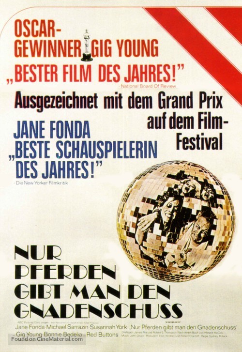 They Shoot Horses, Don&#039;t They? - German Movie Poster