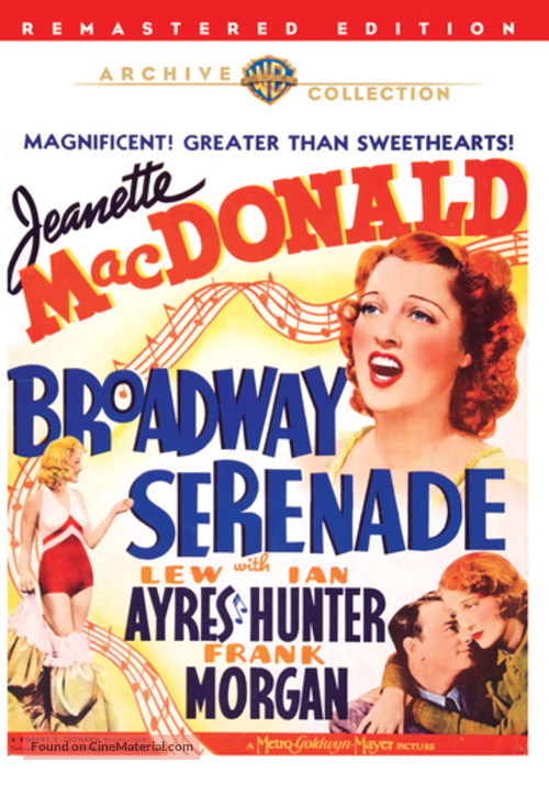 Broadway Serenade - DVD movie cover