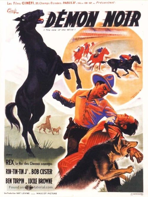 Law of the Wild - French Movie Poster