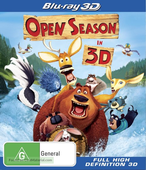 Open Season - Australian Blu-Ray movie cover