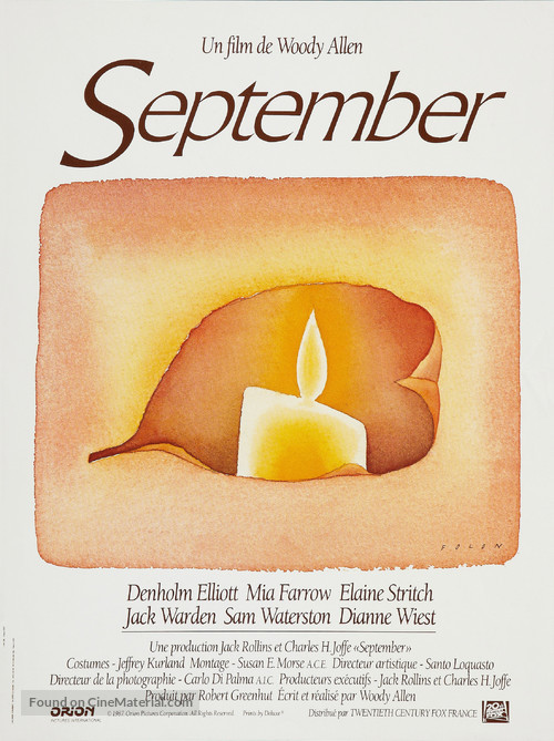 September - French Movie Poster