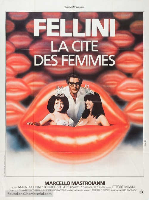La citt&agrave; delle donne - French Movie Poster