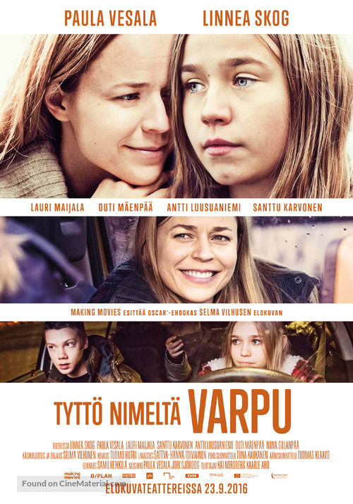 Tytt&ouml; nimelt&auml; Varpu - Finnish Movie Poster