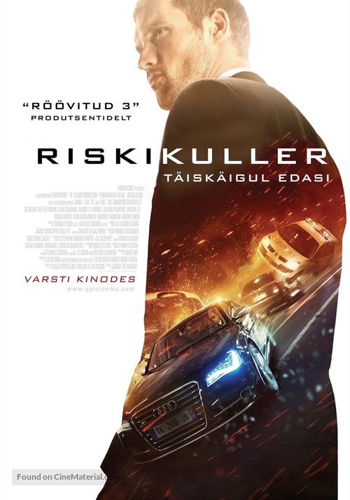 The Transporter Refueled - Estonian Movie Poster