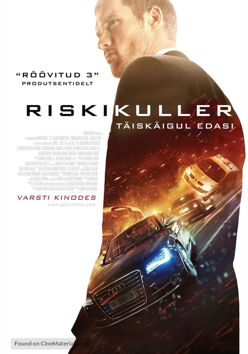 The Transporter Refueled - Estonian Movie Poster