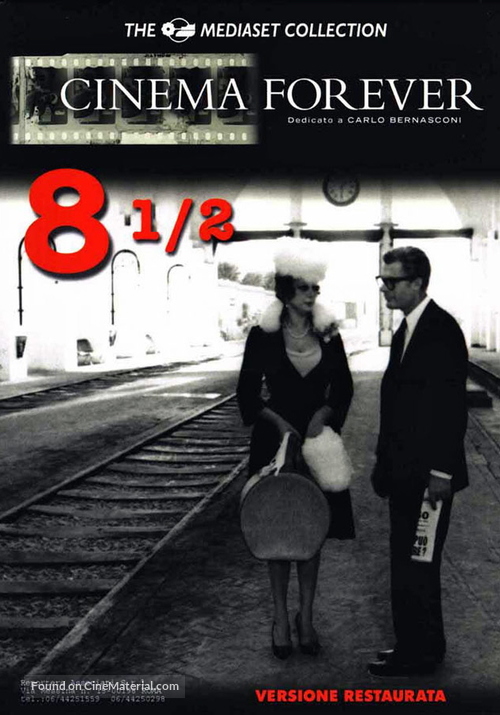 8&frac12; - Italian DVD movie cover