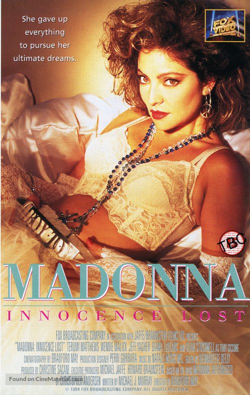 Madonna: Innocence Lost - VHS movie cover