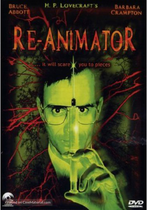 Re-Animator - German DVD movie cover