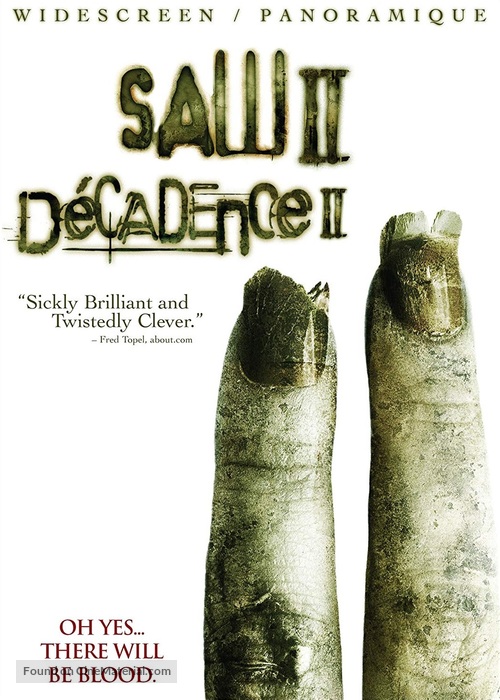 Saw II - Canadian Movie Cover