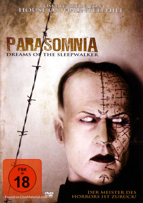 Parasomnia - German DVD movie cover