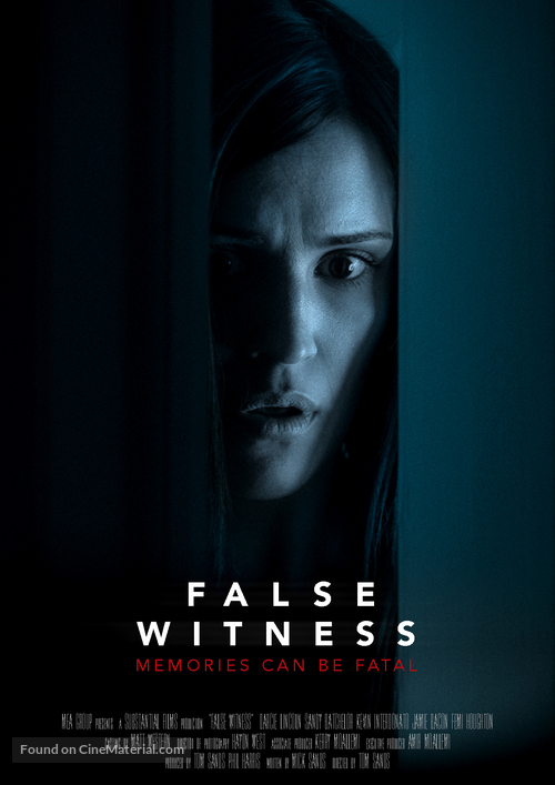 False Witness - British Movie Poster