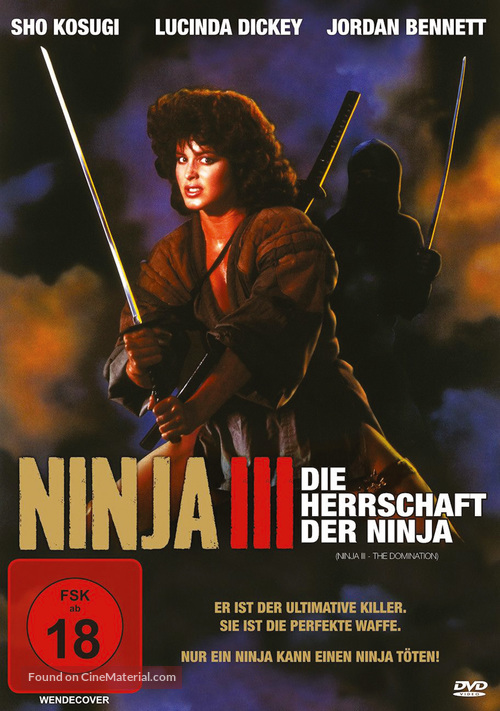 Ninja III: The Domination - German DVD movie cover