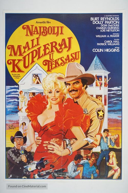 The Best Little Whorehouse in Texas - Yugoslav Movie Poster