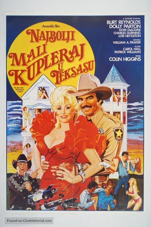 The Best Little Whorehouse in Texas - Yugoslav Movie Poster
