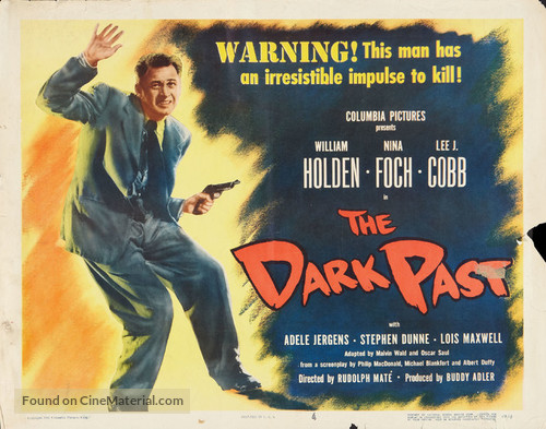 The Dark Past - Movie Poster