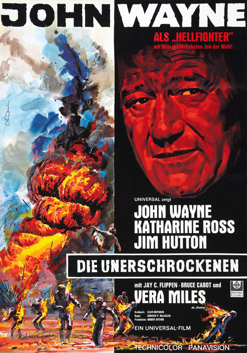 Hellfighters - German Movie Poster