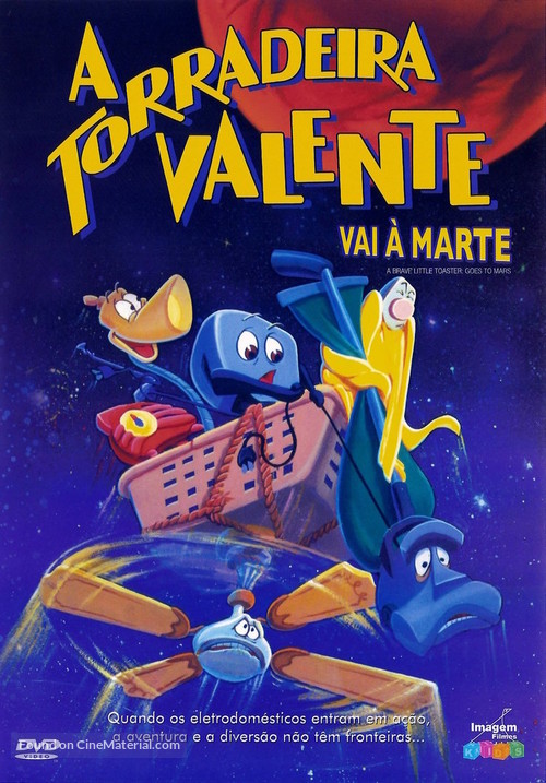 The Brave Little Toaster Goes to Mars - Brazilian Movie Cover