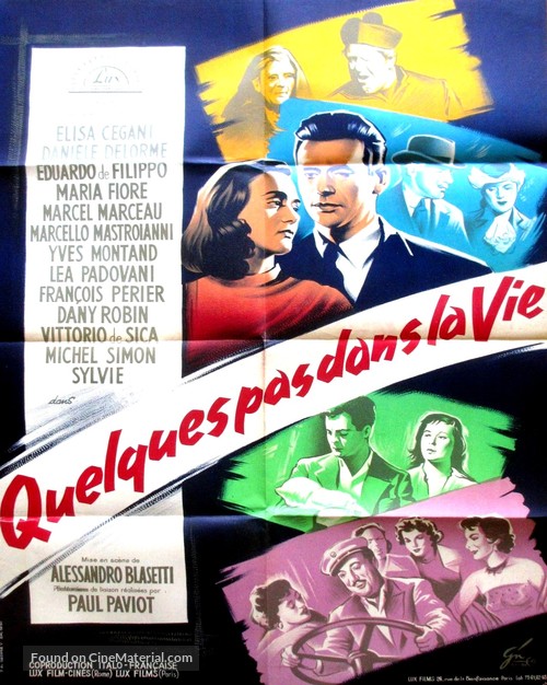 Tempi nostri - French Movie Poster