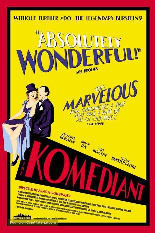 The Komediant - Theatrical movie poster