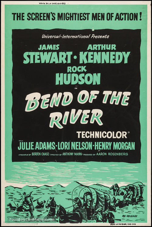 Bend of the River - Re-release movie poster