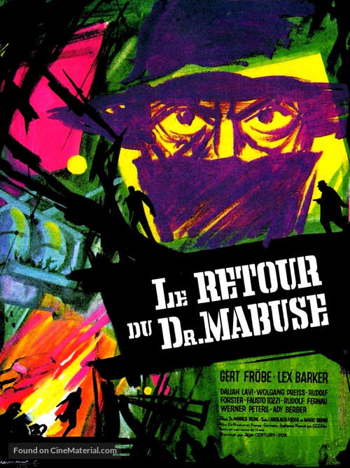 Im Stahlnetz des Dr. Mabuse - French Movie Poster