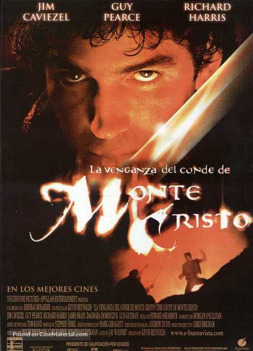 The Count of Monte Cristo - Spanish Movie Poster