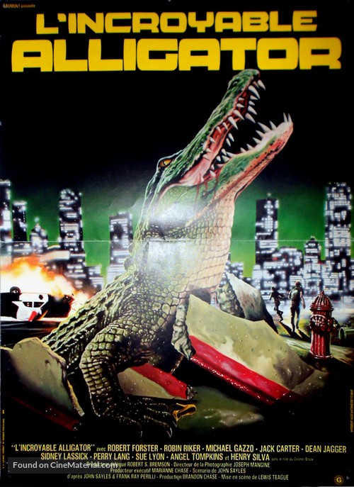 Alligator - French Movie Poster