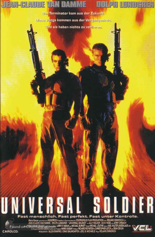 Universal Soldier - German Movie Cover