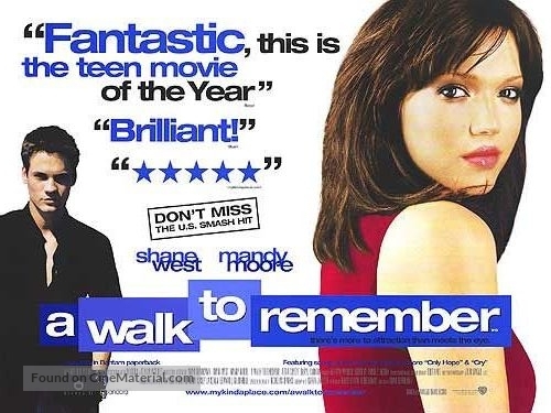 A Walk to Remember - British Movie Poster