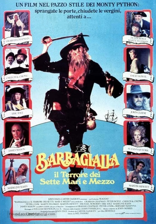 Yellowbeard - Italian Movie Poster