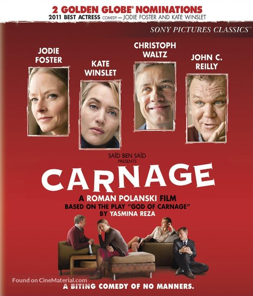 Carnage - Blu-Ray movie cover