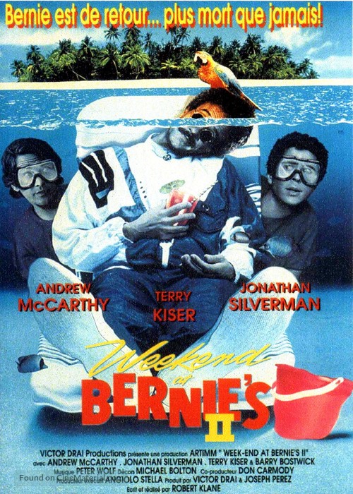 Weekend at Bernie&#039;s II - French Movie Cover