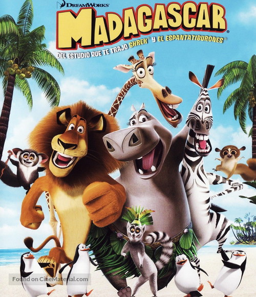 Madagascar - Spanish Blu-Ray movie cover