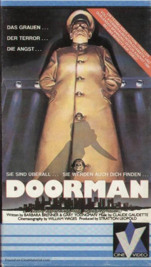 Dead as a Doorman - German VHS movie cover