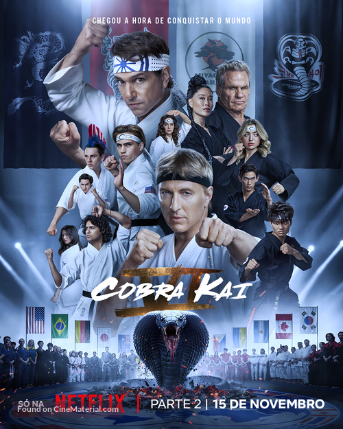 &quot;Cobra Kai&quot; - Portuguese Movie Poster