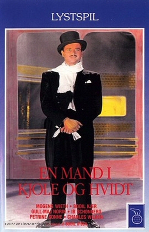 En herre i kjole og hvidt - Danish VHS movie cover