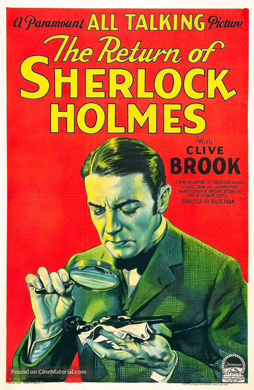 The Return of Sherlock Holmes - Movie Poster