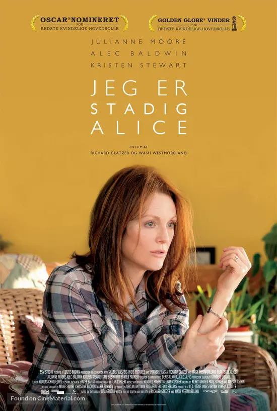 Still Alice - Danish Movie Poster